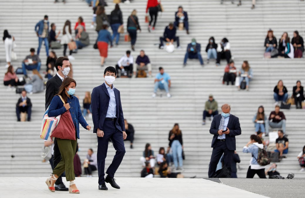 Coronavirus: la france enregistre 8.550 nouveaux cas en 24 heures