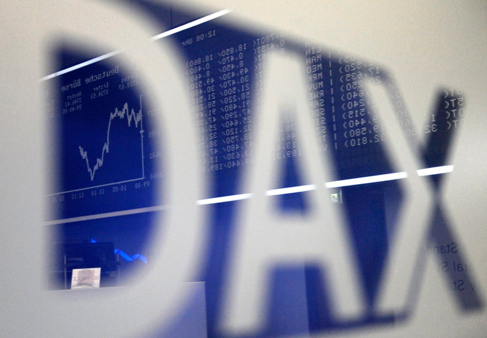 Logo de l'indice dax a la bourse de francfort