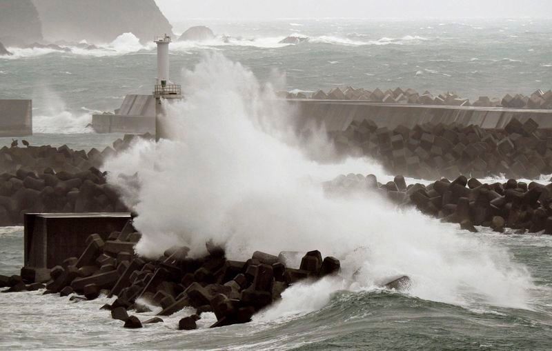 Le typhon Vongfong a fait 31 blessés à Okinawa avant de faiblir
