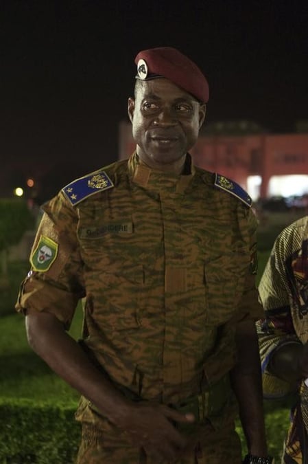 Le general burkinabe gilbert diendere, maitre dans le renseignement