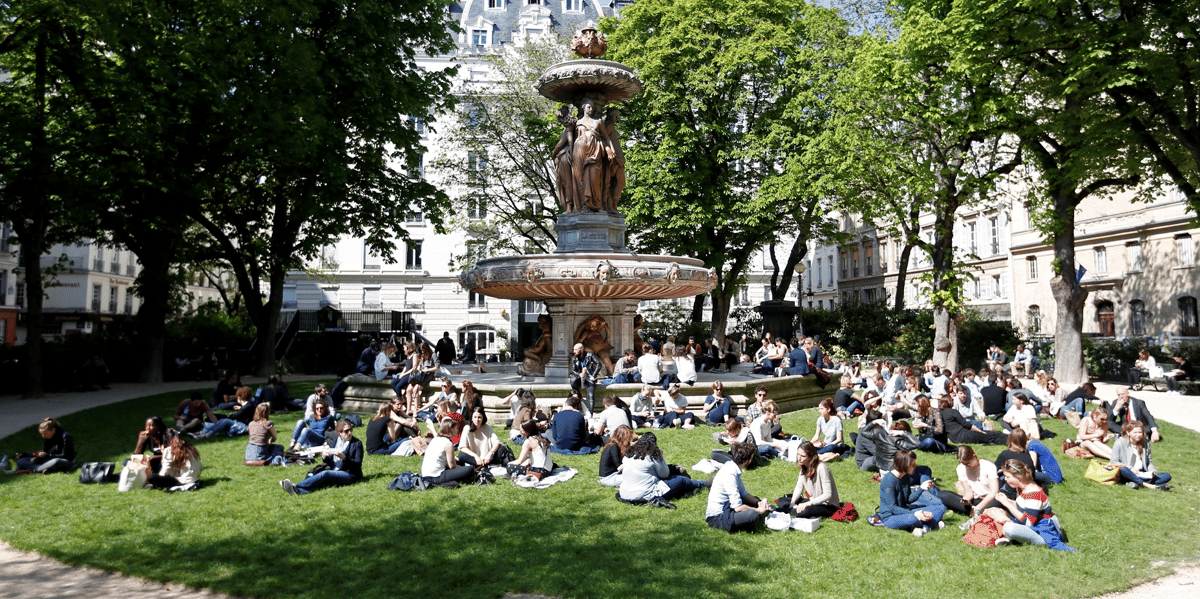 Paris, espaces verts, Louvois