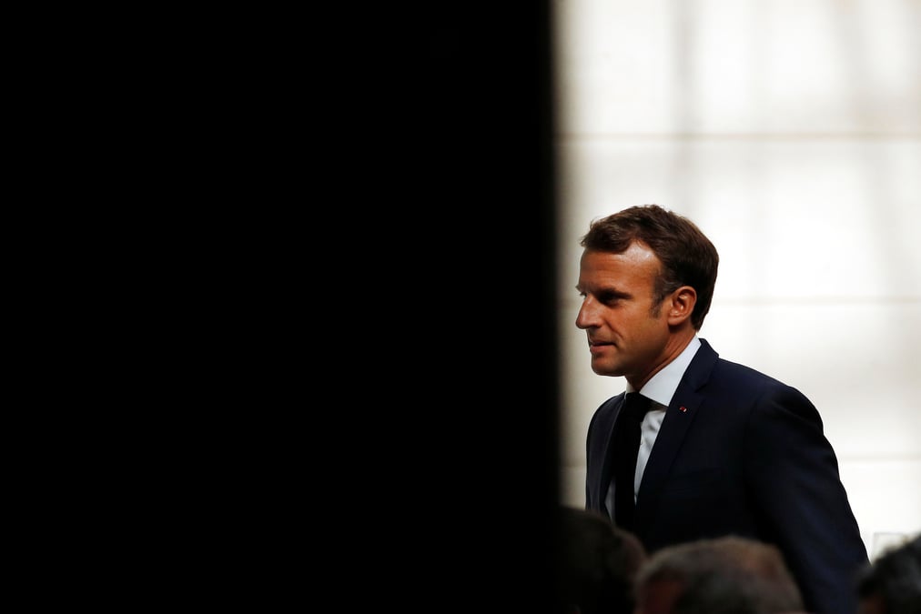 Macron pressenti a la reunion de rentree des parlementaires larem