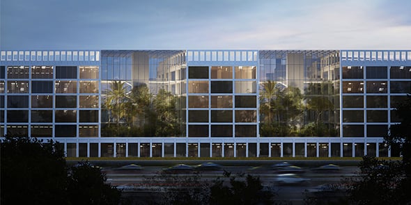 La future Halle Nova, au sein du quartier Cambacérès à Montpellier