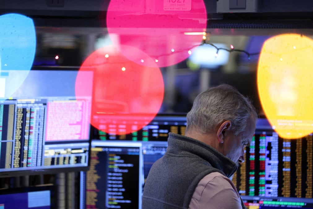 Un trader a wall street