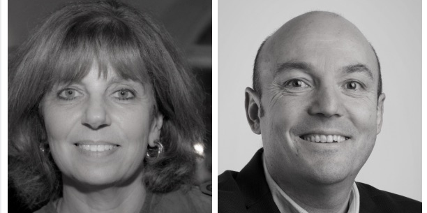 Deborah Jones, directrice de recherche au CNRS, à l'Institut Charles Gerhardt Montpellier, et Fabien Gaboriaud, directeur de recherche Matériaux chez Michelin.