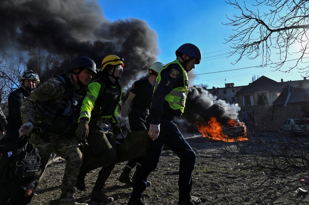 Consequences d'un tir de missile russe a zaporijjia
