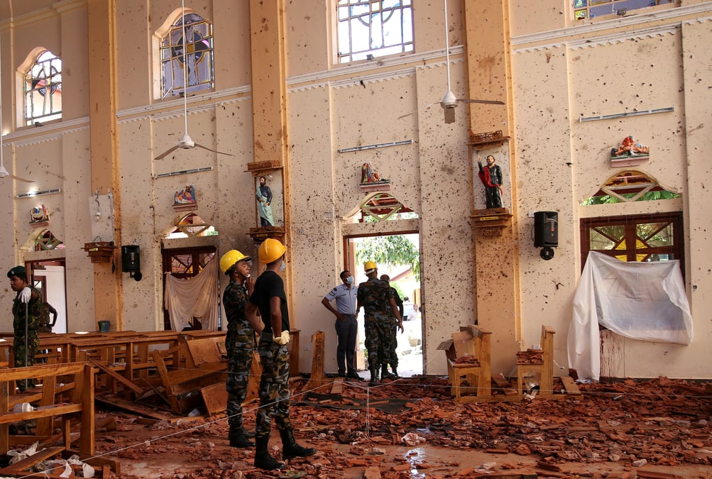 Aucun lien direct etabli entre les attentats au sri lanka et l'ei