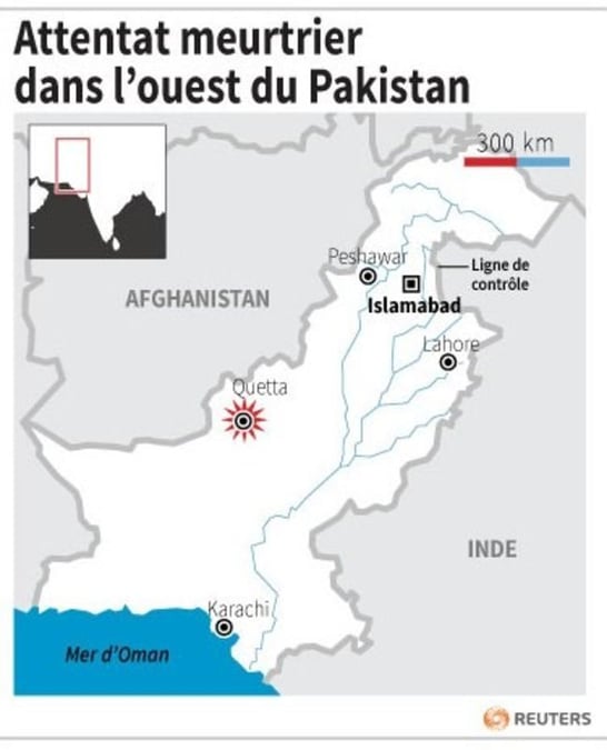 Attentat meurtrier dans l'ouest du pakistan