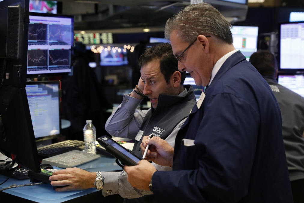 La bourse de new york finit en baisse