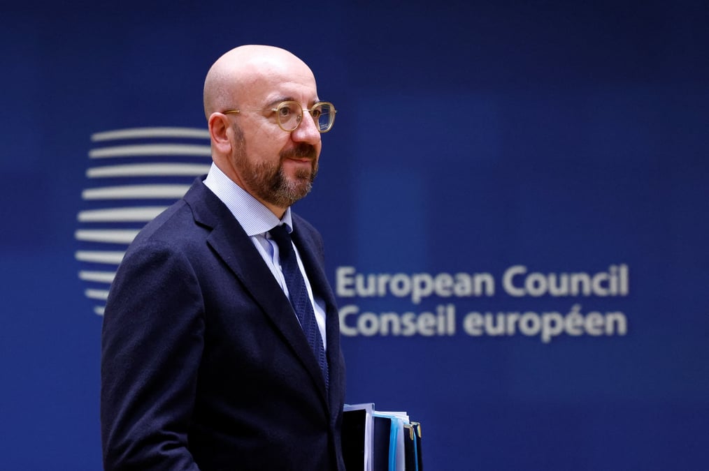 Le president du conseil europeen, charles michel