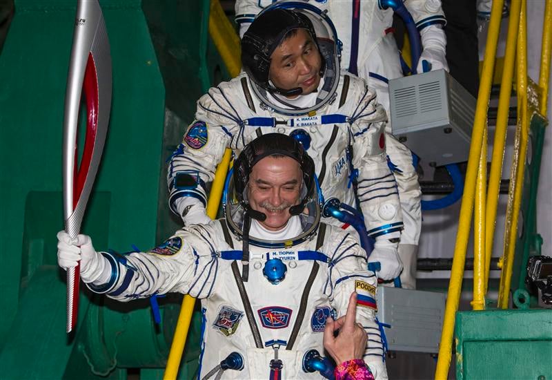 JO: Soyouz emmène la torche olympique dans l'espace