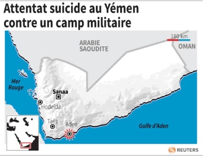 Attentat suicide au yemen contre un camp militaire