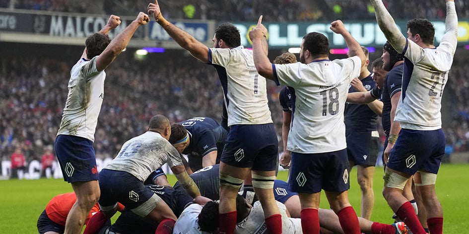 Hier à Murrayfield, la dernière action du match.