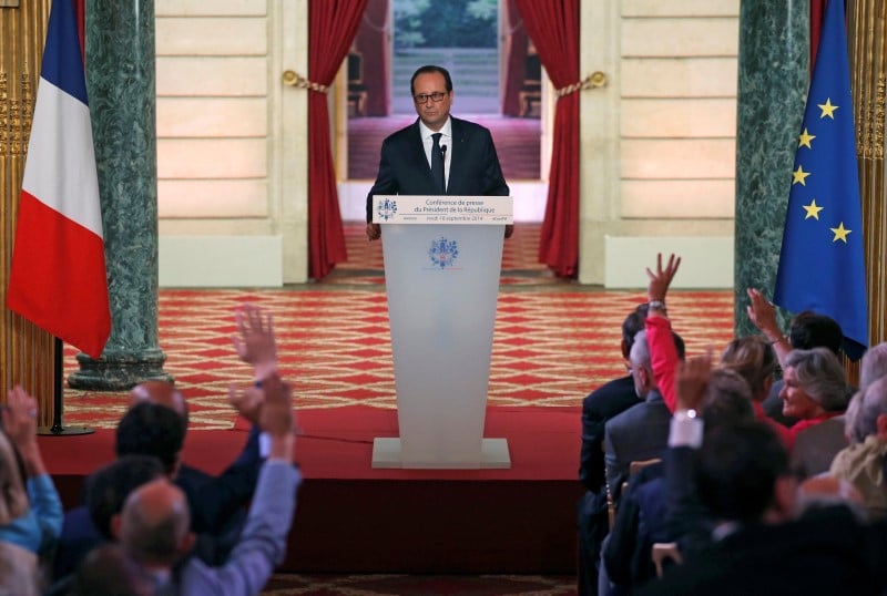 Des frappes en Irak "dans un délai court", dit François Hollande