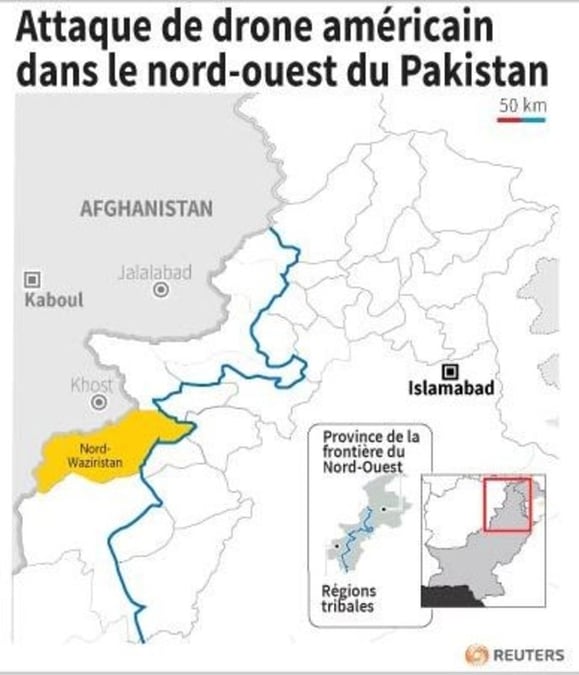 Six morts dans une attaque de drone au Pakistan
