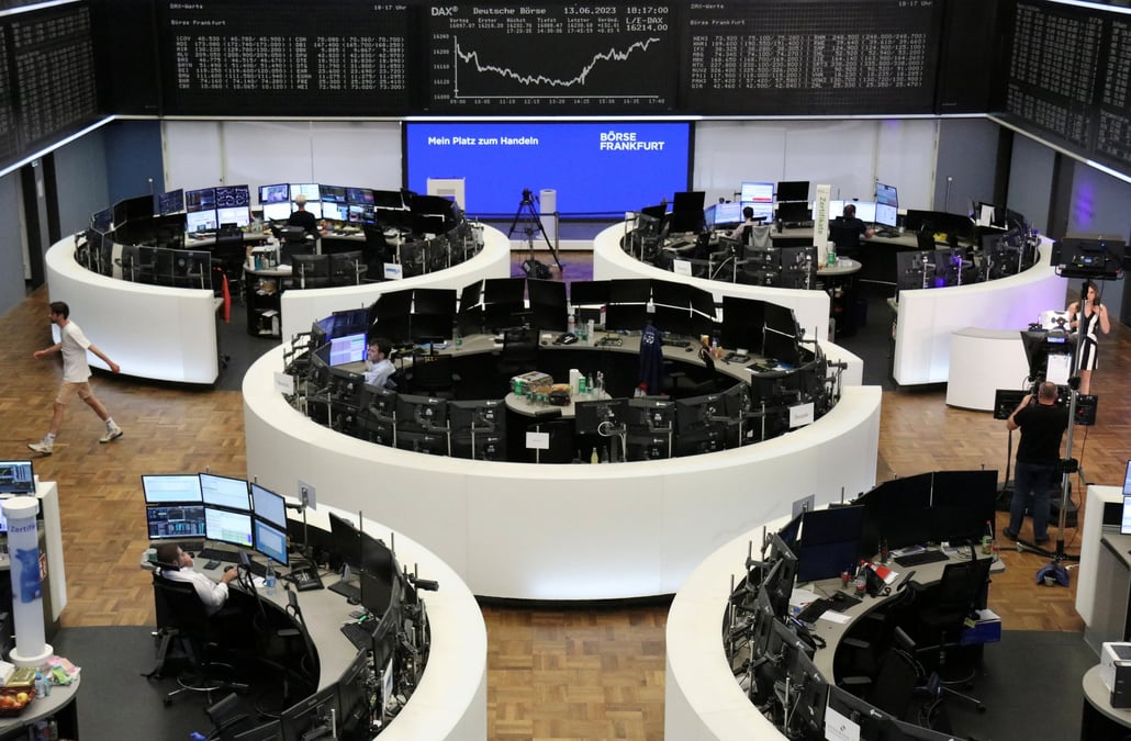 Le graphique de l'indice boursier allemand dax