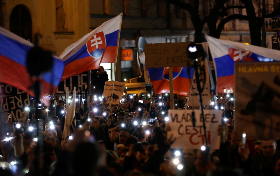 La contestation ne faiblit pas en slovaquie