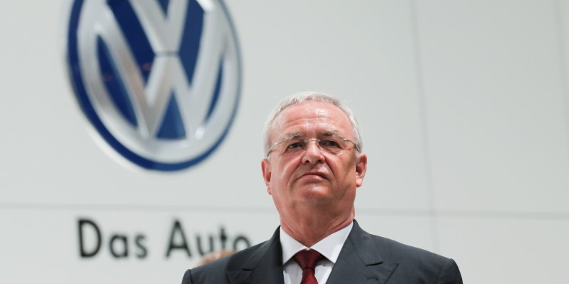 Ingénieur de formation, Martin Winterkorn a dirigé l'empire Volkswagen de 2007 à 2015 avant de démissionner après l'éclatement du scandale du « dieselgate » (photo d'archive).