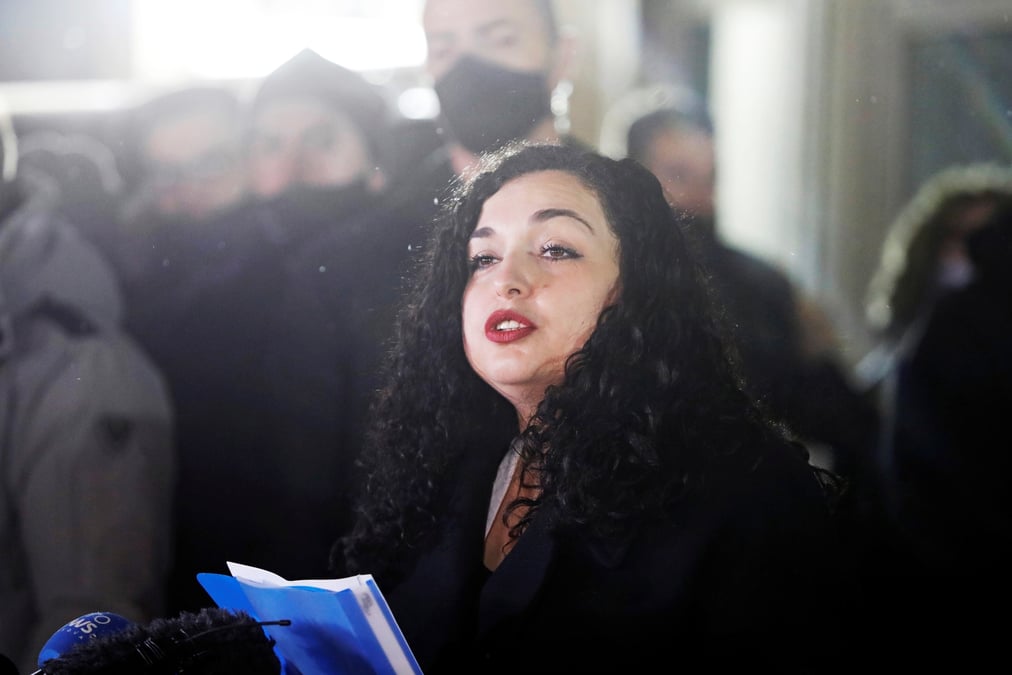 Photo d'archives : election parlementaire au kosovo