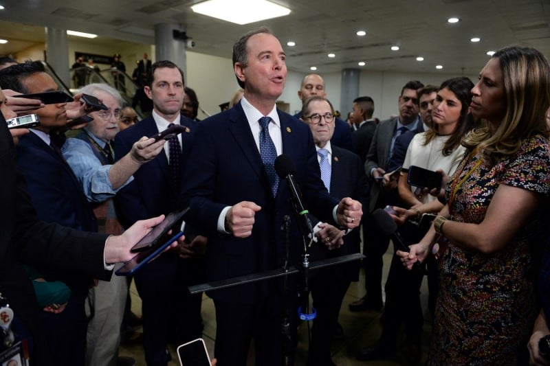 Au proces de trump, l'accusation democrate denonce un "schema corrompu"