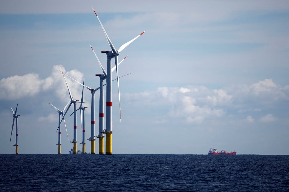 Le parc eolien offshore de saint-nazaire
