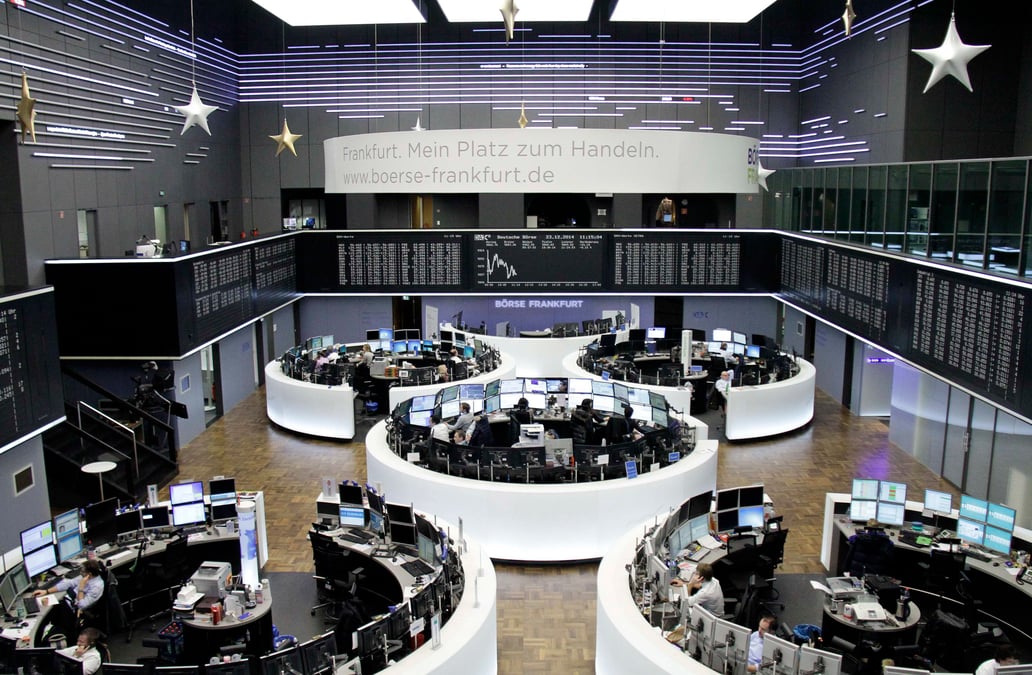 La bourse de francfort a gagne 2,7% en 2014