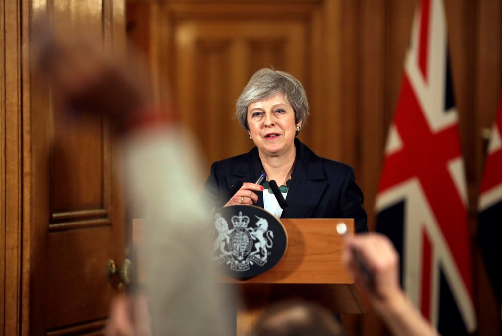 Le dup ne veut plus de theresa may a la tete des conservateurs