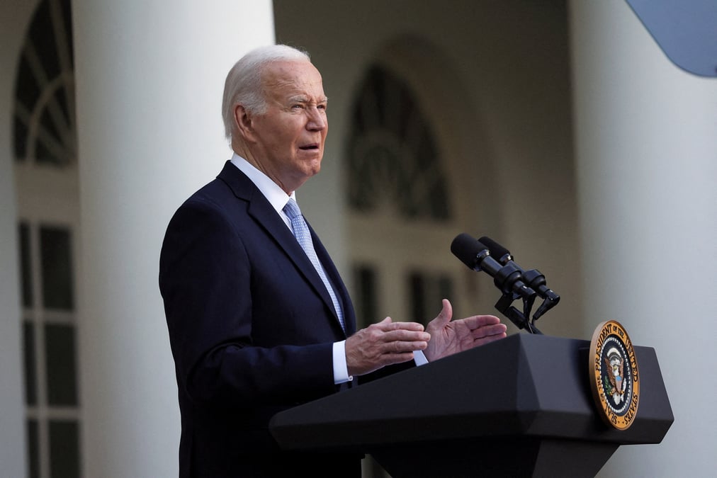 Photo du president americain joe biden