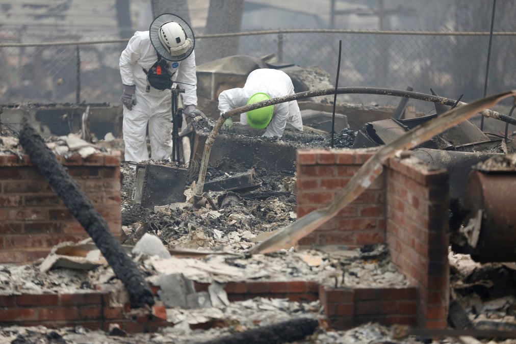 L'incendie en californie: le bilan s'alourdit a 63 morts