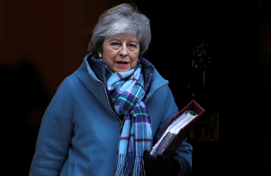 May va presenter sous peu ses propositions pour la frontiere irlandaise
