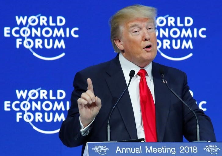 Trump attendu au forum economique mondial de davos