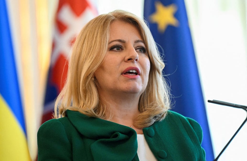 La presidente slovaque zuzana caputova