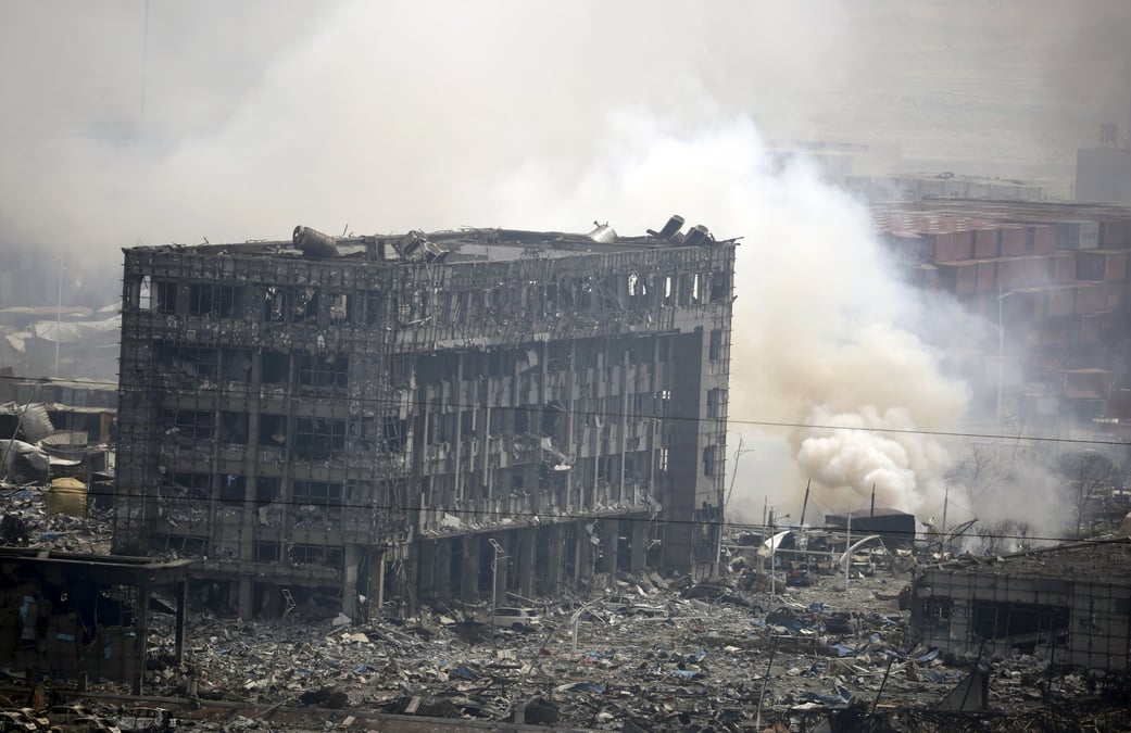 A tianjin, des produits chimiques vises par l'enquete