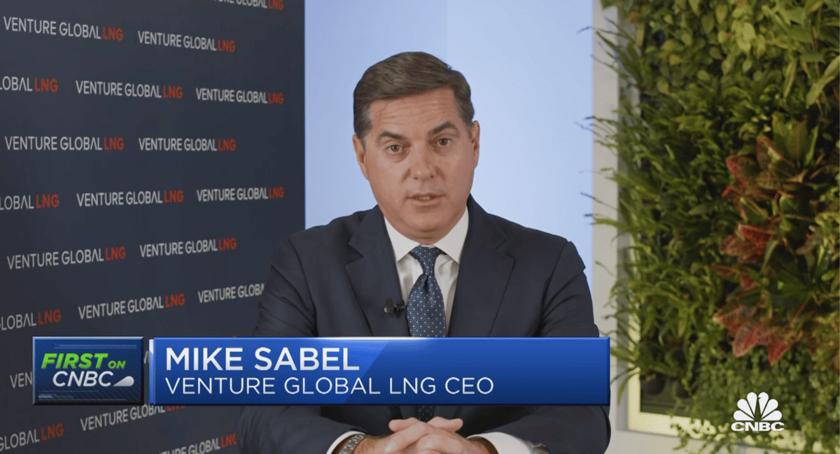 Mike Sabel, Venture Global, Sinopec, CNBC