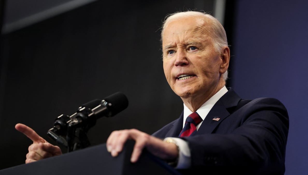 Le president americain joe biden