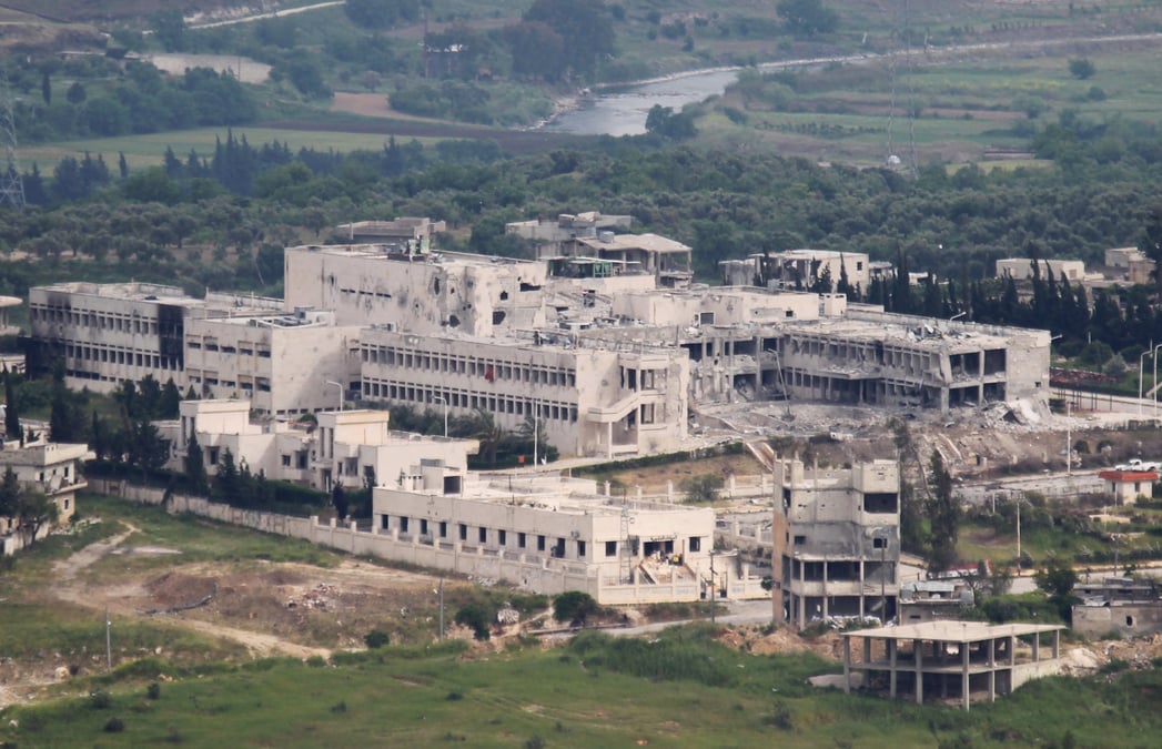 Un hopital militaire syrien pris par les insurges a idlib