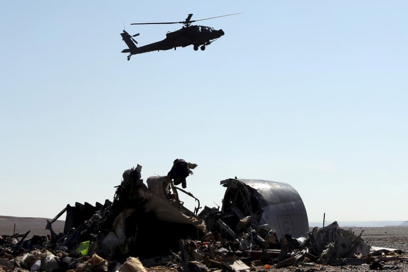 Toujours aucune arrestation apres le crash de l'a321 russe dans le sinai