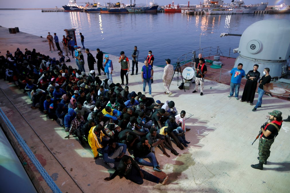 La france saisit l'onu contre la traite de migrants en libye