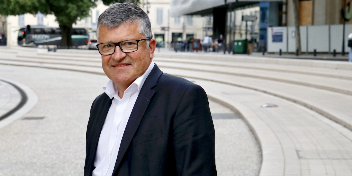 Franck Proust, président (LR) de l'agglomération Nîmes Métropole.