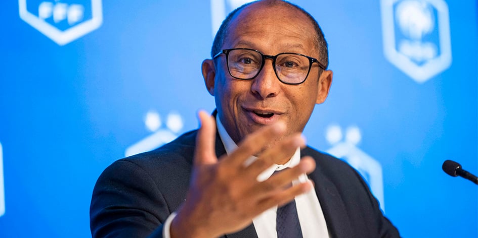 Le président de la Fédération française de football (FFF) Philippe Diallo a remporté de 55,34 % des voix la nouvelle élection de la fédé.