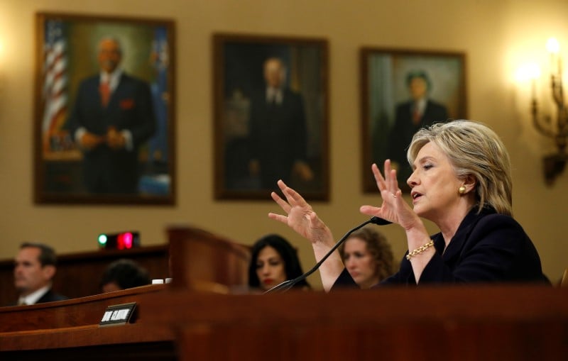 Onze heures d'audition pour hillary clinton sur l'attaque de benghazi