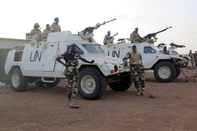 Des casques bleus envoyes en renfort au mali