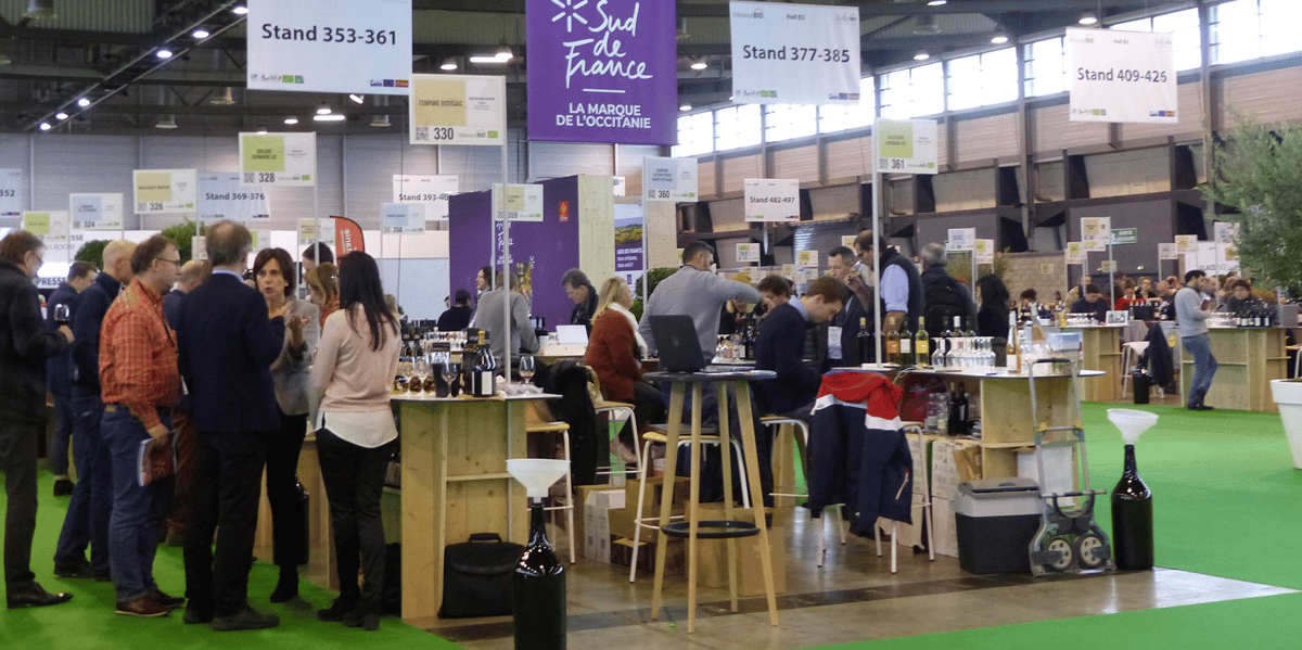 Le mondial du vin bio compte 1 300 exposants, soit 100 de plus qu'en 2019