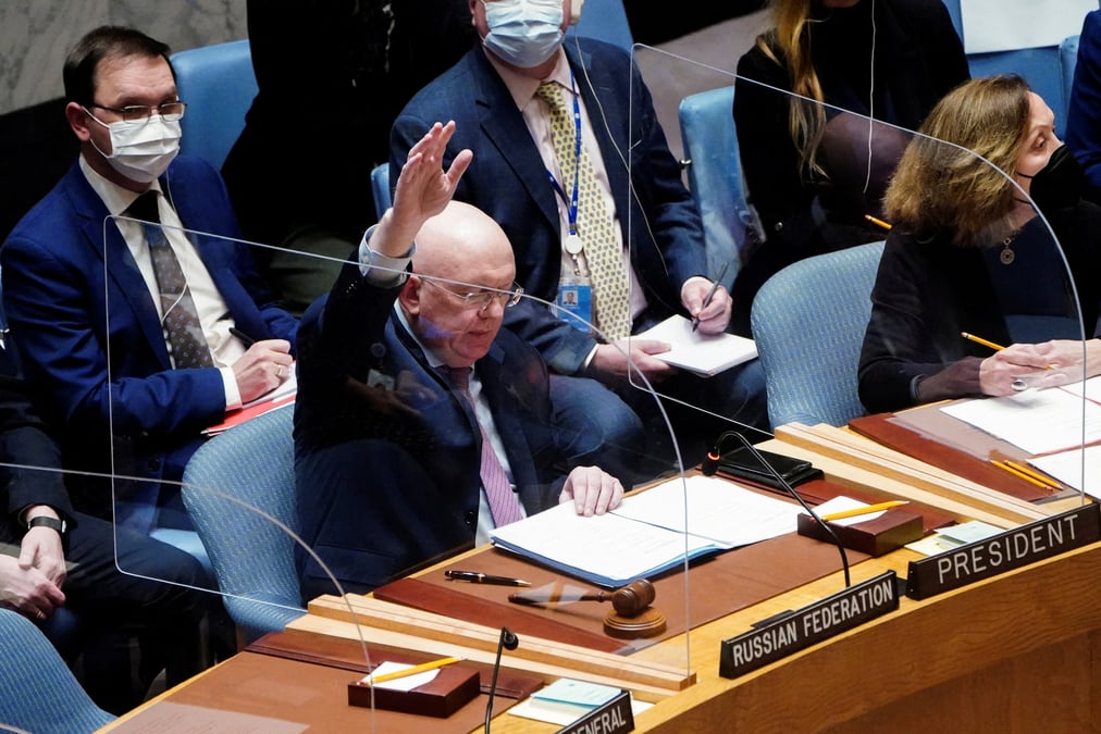 Veto de la russie a un projet de resolution de l'onu sur l'ukraine