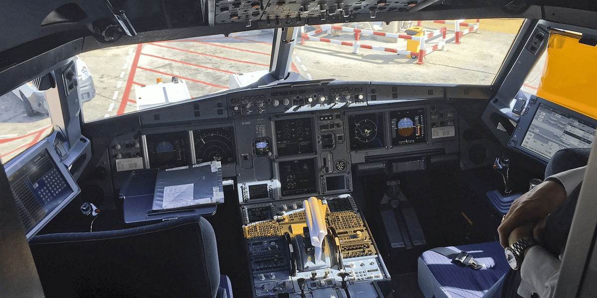 Cockpit 4U9525 (Crash A320) cockpit de l'avion qui a effectué le vol 4U9525