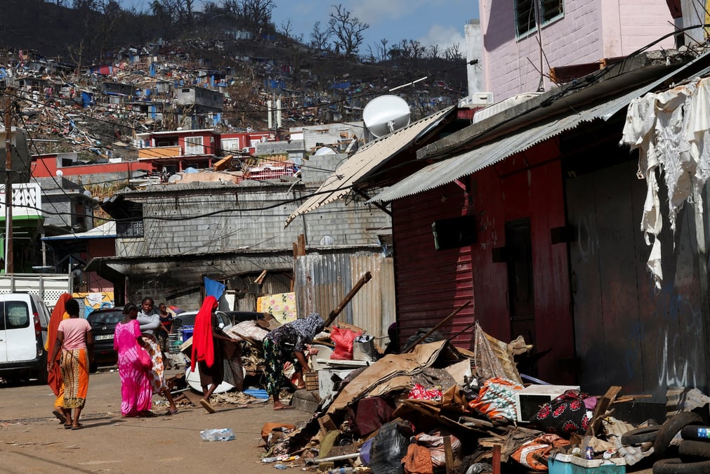 Consequences du cyclone chido a mayotte