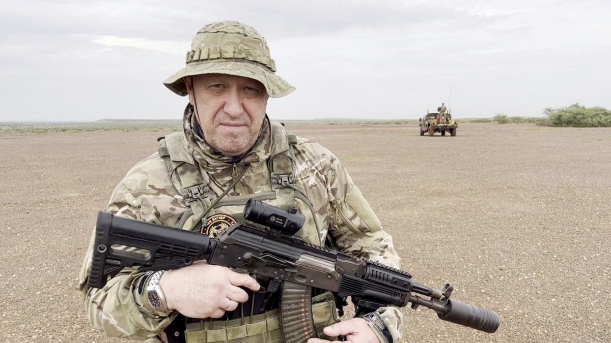 Yevgeny prigozhin, chef du groupe de mercenaires prives russes wagner