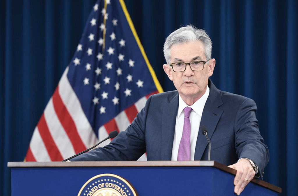 Jerome Powell le président de la Réserve fédérale américaine.
