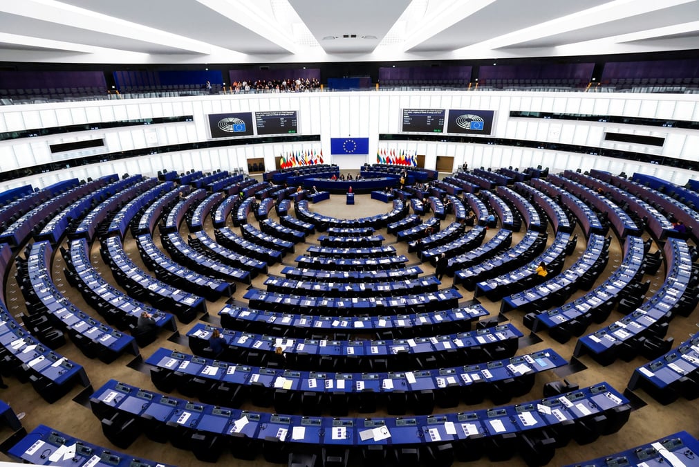 Session pleniere au parlement europeen a strasbourg