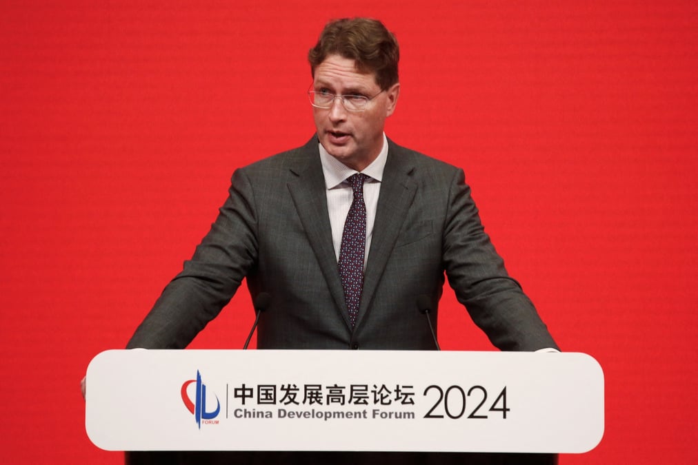 Ola kallenius s'exprime lors du forum de developpement de la chine (cdf) 2024, a pekin